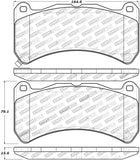 StopTech Performance 08-09 Lexus IS F Front Brake Pads