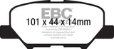 EBC 14-19 Mazda 3 2.0L/2.5L (BN/BM Mexico Build) Greenstuff Rear Brake Pads