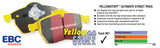 EBC 09-10 Pontiac Vibe 2.4 2WD Yellowstuff Front Brake Pads
