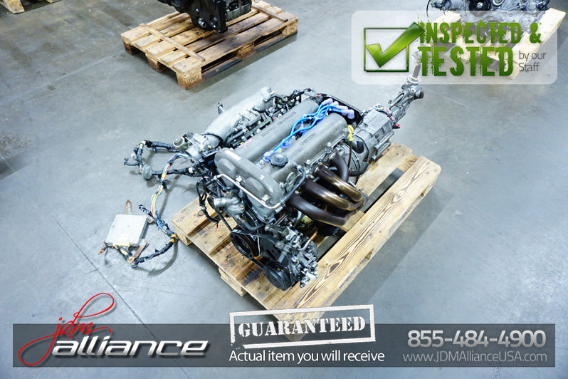 JDM 90-97 Mazda Miata MX-5 B6 1.6L DOHC Engine 5 Speed Manual Transmission