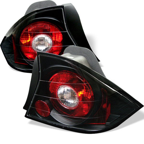 Spyder Honda Civic 01-03 2Dr Euro Style Tail Lights Black ALT-YD-HC01-2D-BK