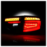 Spyder 08-14 Subara Impreza WRX Hatchback LED Tail Lights Seq Signal Black ALT-YD-SI085D-SEQ-BK