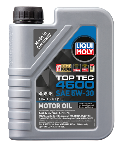 LIQUI MOLY 1L Top Tec 4600 Motor Oil 5W30