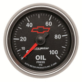 Autometer Sport-Comp II GM 52mm 0-100 PSI Mechanical Oil Pressure Gauge