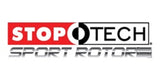 StopTech 02 Lexus ES 250/300/330/350 / 05-07 Toyota Avalon Slotted & Drilled Left Front Rotor