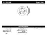 StopTech 02-05 Subaru Impreza WRX Rear Drilled Right Brake Rotor