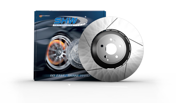 SHW 17-20 Porsche Panamera 4 3.0L w/20in Whl/Red Caliper w/o Ceramic Brake Right Rear Slot LW Rotor