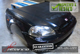 JDM 96-98 Honda Civic EK9 EK4 SiR Type R Front Nose Cut Bumper Headlights Fender - JDM Alliance LLC