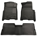 Husky Liners 09-12 Honda Pilot (All) WeatherBeater Combo Black Floor Liners (One Piece for 2nd Row)