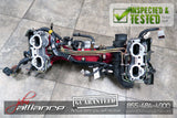 JDM Subaru WRX STi EJ207 V7 V8 2.0L Intake Manifold Pink Injectors Throttle - JDM Alliance LLC