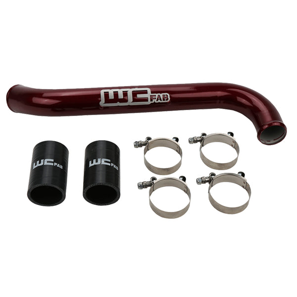 Wehrli 17-19 Chevrolet 6.6L L5P Duramax Upper Coolant Pipe - WCFab Red