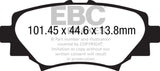 EBC 14+ Mazda 3 2.0 (Japan Build) Yellowstuff Rear Brake Pads