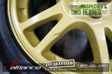 JDM Subaru Impreza WRX STi V7 5x100 17" Gold Wheels Rims - JDM Alliance LLC
