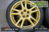 JDM Subaru Impreza WRX STi V7 5x100 17" Gold Wheels Rims - JDM Alliance LLC