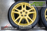 JDM Subaru Impreza WRX STi V7 5x100 17" Gold Wheels Rims - JDM Alliance LLC