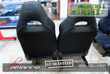 JDM 02-05 Subaru Impreza WRX OEM Front Black Seats w/ Railings and Sliders - JDM Alliance LLC
