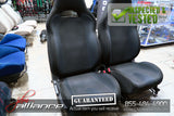 JDM 02-05 Subaru Impreza WRX OEM Front Black Seats w/ Railings and Sliders - JDM Alliance LLC