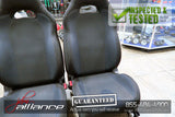 JDM 02-05 Subaru Impreza WRX OEM Front Black Seats w/ Railings and Sliders - JDM Alliance LLC