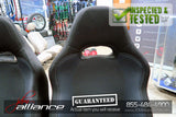 JDM 02-05 Subaru Impreza WRX OEM Front Black Seats w/ Railings and Sliders - JDM Alliance LLC