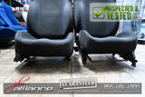 JDM 02-05 Subaru Impreza WRX OEM Front Black Seats w/ Railings and Sliders - JDM Alliance LLC