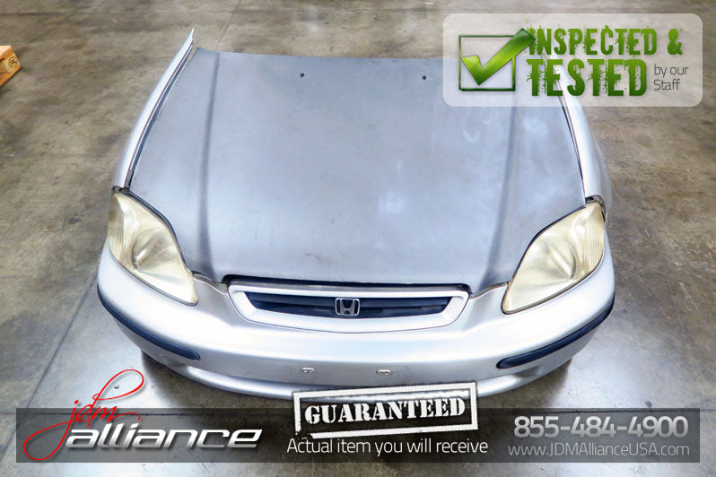 JDM 96-98 Honda Civic EK4 SiR Front Nose Cut Bumper Headlights Fender EK9
