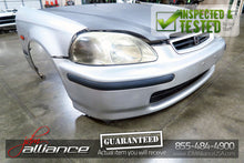JDM 96-98 Honda Civic EK4 SiR Front Nose Cut Bumper Headlights Fender EK9 - view 5