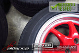 JDM BRIDGESTONE T's 15x6.5 4X100 15" Wheels Rims w/ Tires - JDM Alliance LLC