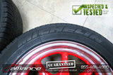 JDM BRIDGESTONE T's 15x6.5 4X100 15" Wheels Rims w/ Tires - JDM Alliance LLC