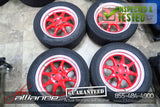 JDM BRIDGESTONE T's 15x6.5 4X100 15" Wheels Rims w/ Tires - JDM Alliance LLC