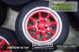 JDM BRIDGESTONE T's 15x6.5 4X100 15" Wheels Rims w/ Tires - JDM Alliance LLC