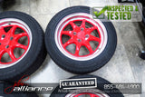 JDM BRIDGESTONE T's 15x6.5 4X100 15" Wheels Rims w/ Tires - JDM Alliance LLC