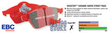 EBC 14+ Mazda 3 2.0 (Mexico Build) Redstuff Rear Brake Pads