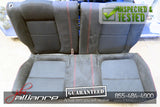 JDM 94-01 Honda Acura Integra Type R DC2 OEM Rear Recaro Seats Red Stitching - JDM Alliance LLC
