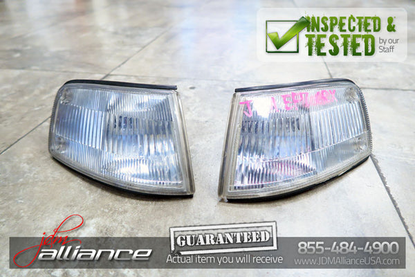 JDM 88-89 Honda CRX SH2 EF6 EF7 OEM Corner Lights Clear Stanley - JDM Alliance LLC