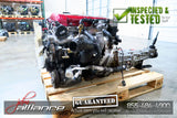 JDM Nissan Silvia SR20DET S13 2.0L DOHC Turbo Engine Red Top 5 Spd Trans ECU - JDM Alliance LLC