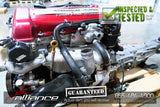 JDM Nissan Silvia SR20DET S13 2.0L DOHC Turbo Engine Red Top 5 Spd Trans ECU - JDM Alliance LLC