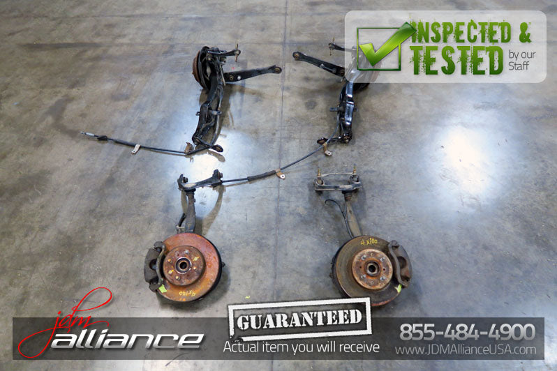 JDM Honda Civic Front Rear Disk Brake Conversion 4x100 Hub Spindle Calipers SiR
