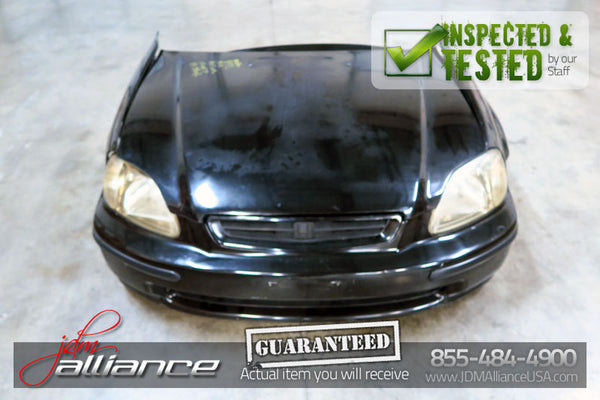 JDM 96-98 Honda Civic EK4 SiR Front Nose Cut Bumper Headlights Fender EK9