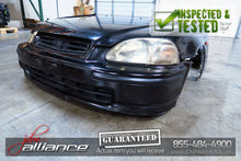 JDM 96-98 Honda Civic EK4 SiR Front Nose Cut Bumper Headlights Fender EK9 - view 3