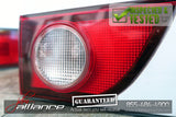 JDM 91-99 Mitsubishi 3000GT GTO VR4 OEM Rear Tail Lights Lamps & Center Garnish - JDM Alliance LLC