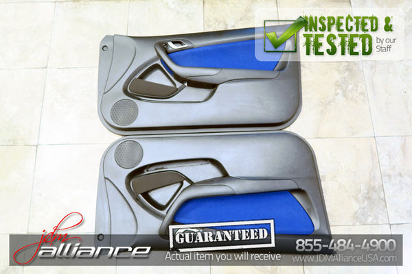 JDM 02-04 Honda Integra Acura RSX Type R DC5 Blue Door Panels Cards