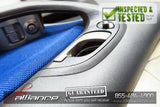 JDM 02-04 Honda Integra Acura RSX Type R DC5 Blue Door Panels Cards - JDM Alliance LLC