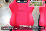 JDM 02-05 Honda Civic Type R EP3 OEM Red Recaro Seats K20A - JDM Alliance LLC