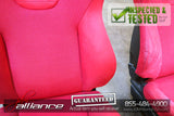 JDM 02-05 Honda Civic Type R EP3 OEM Red Recaro Seats K20A - JDM Alliance LLC