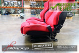 JDM 02-05 Honda Civic Type R EP3 OEM Red Recaro Seats K20A - JDM Alliance LLC