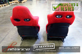 JDM 02-05 Honda Civic Type R EP3 OEM Red Recaro Seats K20A - JDM Alliance LLC