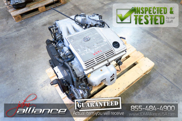 JDM 99-03 Toyota 1MZ-FE 3.0L DOHC VVTi V6 Engine 1MZ AWD Highlander RX300 4WD - JDM Alliance LLC