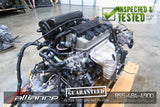 JDM 01-05 Honda Civic EX D17A 1.7L SOHC VTEC Engine D17A2 - JDM Alliance LLC