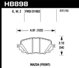 Hawk 17-19 Fiat 124 Spider HPS 5.0 Front Brake Pads