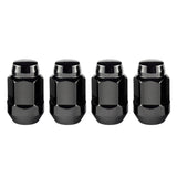 McGard Hex Lug Nut (Cone Seat Bulge Style) 1/2-20 / 3/4 Hex / 1.45in. Length (4-pack) - Black